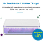 UV Phone Sanitizer Sterilizer Box With Wireless Charger - [Zotasko]